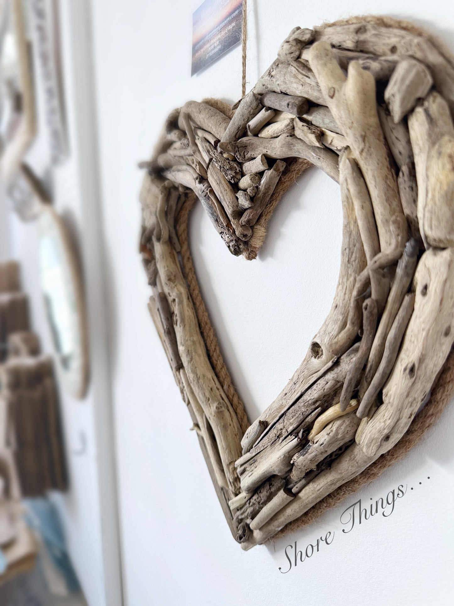 Driftwood Heart Wreath