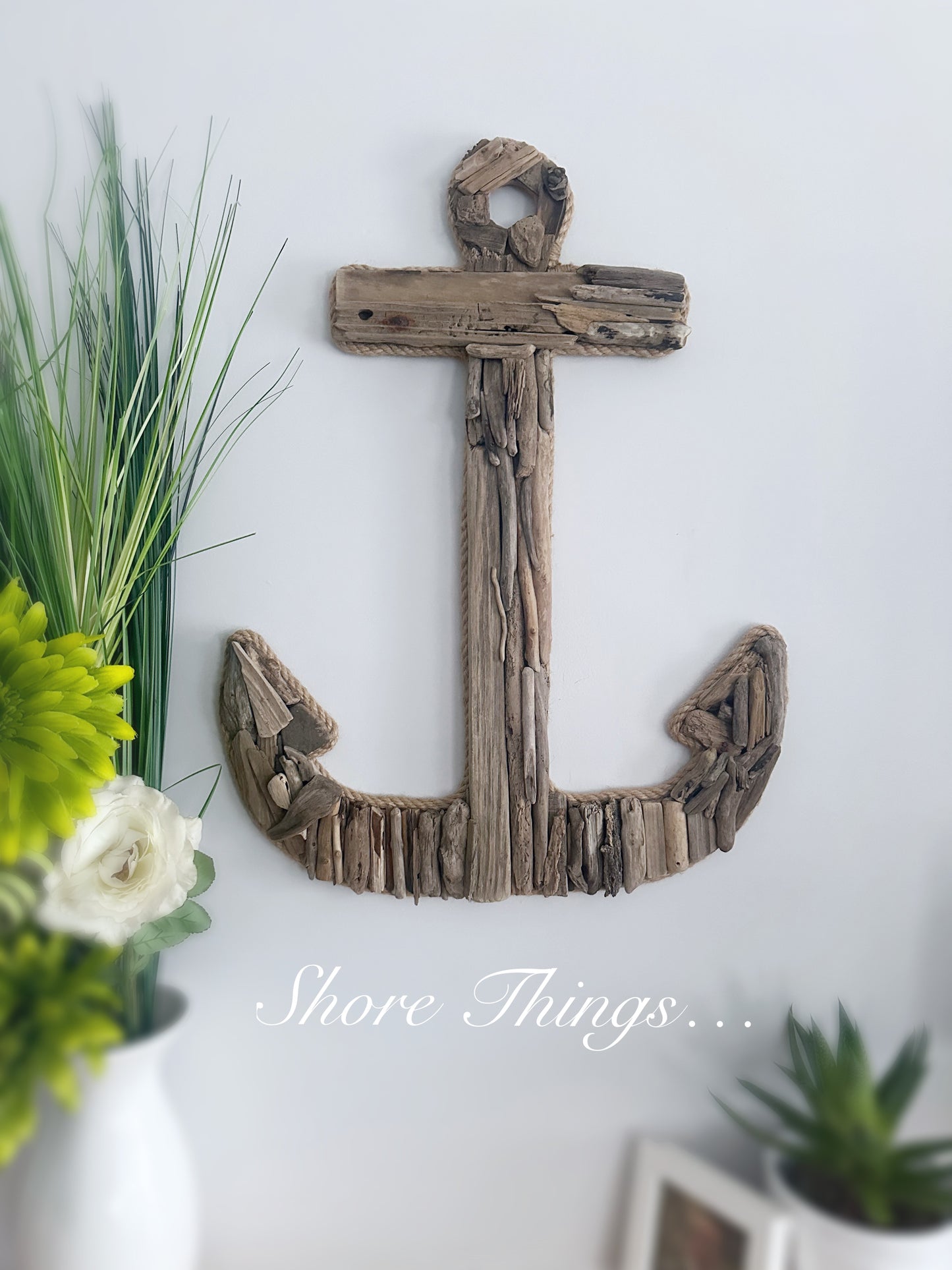 Driftwood Anchor Large