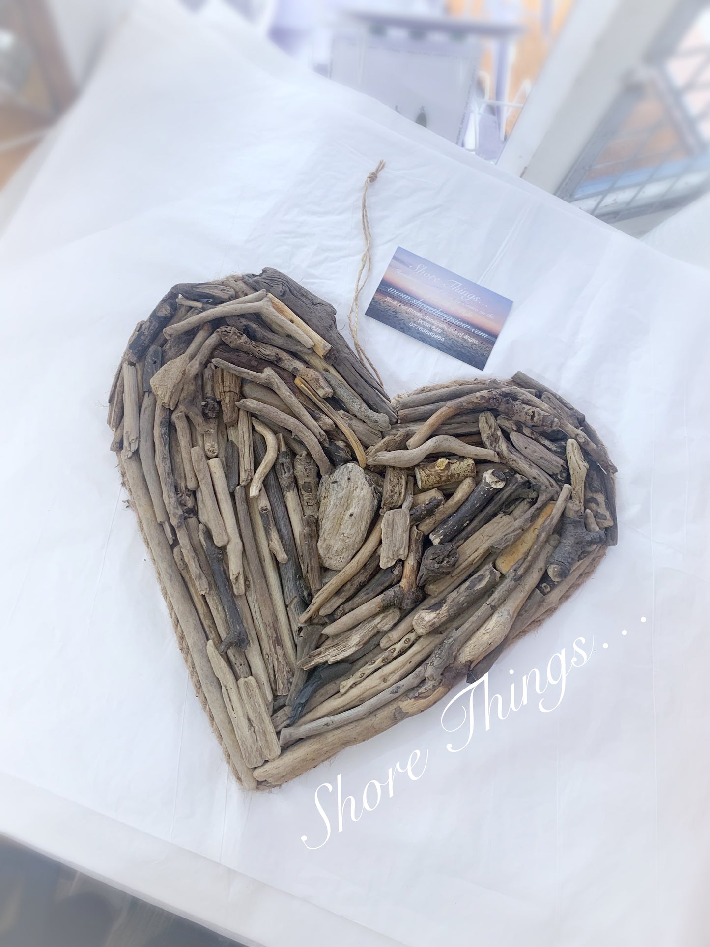 Driftwood Heart 30cm