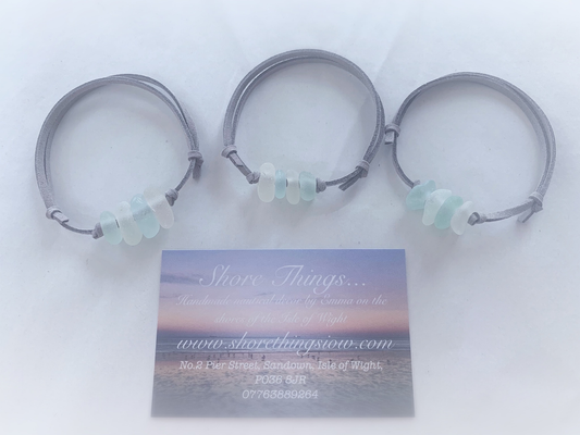 Sea Glass Cord Bracelet