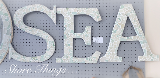 Sea Glass Letter